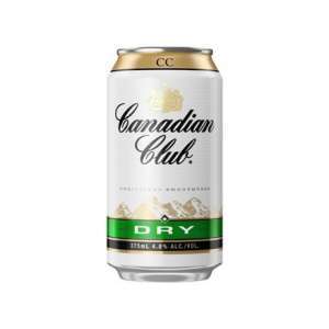 Canadian Club Whisky & Dry 375ml cans