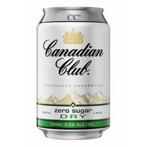 Canadian Club and dry zero sugar