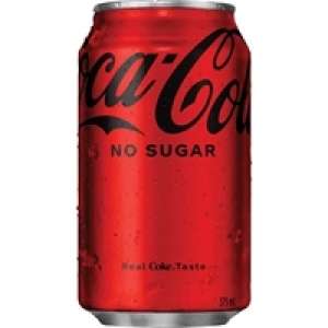Coca Cola No Sugar 375ml cans (case of 24)