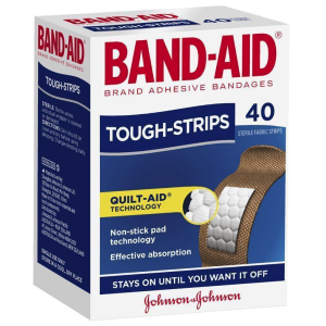 Band-Aid Tough Strips 40 Pack