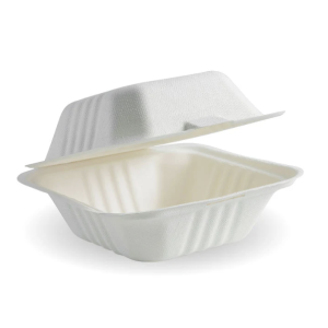 Container Clamshell Burger sugar cane (50 per pack)
