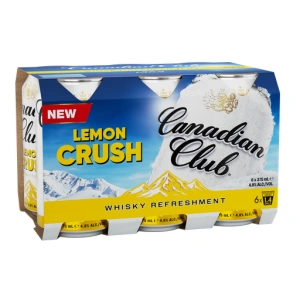 Canadian Club Lemon Crush 4.8% Can 4x6x375ml