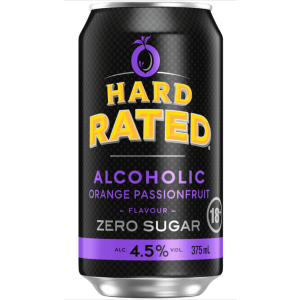 Hard Rated Orange & Passionfruit  375ml Can (30 pack)